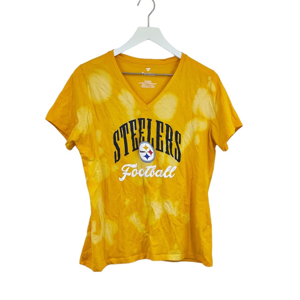 Pittsburgh Steelers Upcycled Short Sleeve Shirt SZ XL